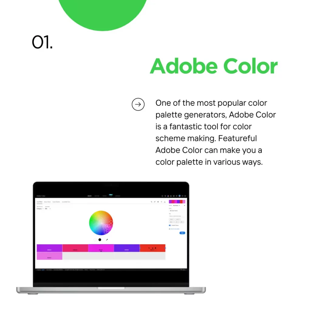 Adobe Color for Color Palette Generators