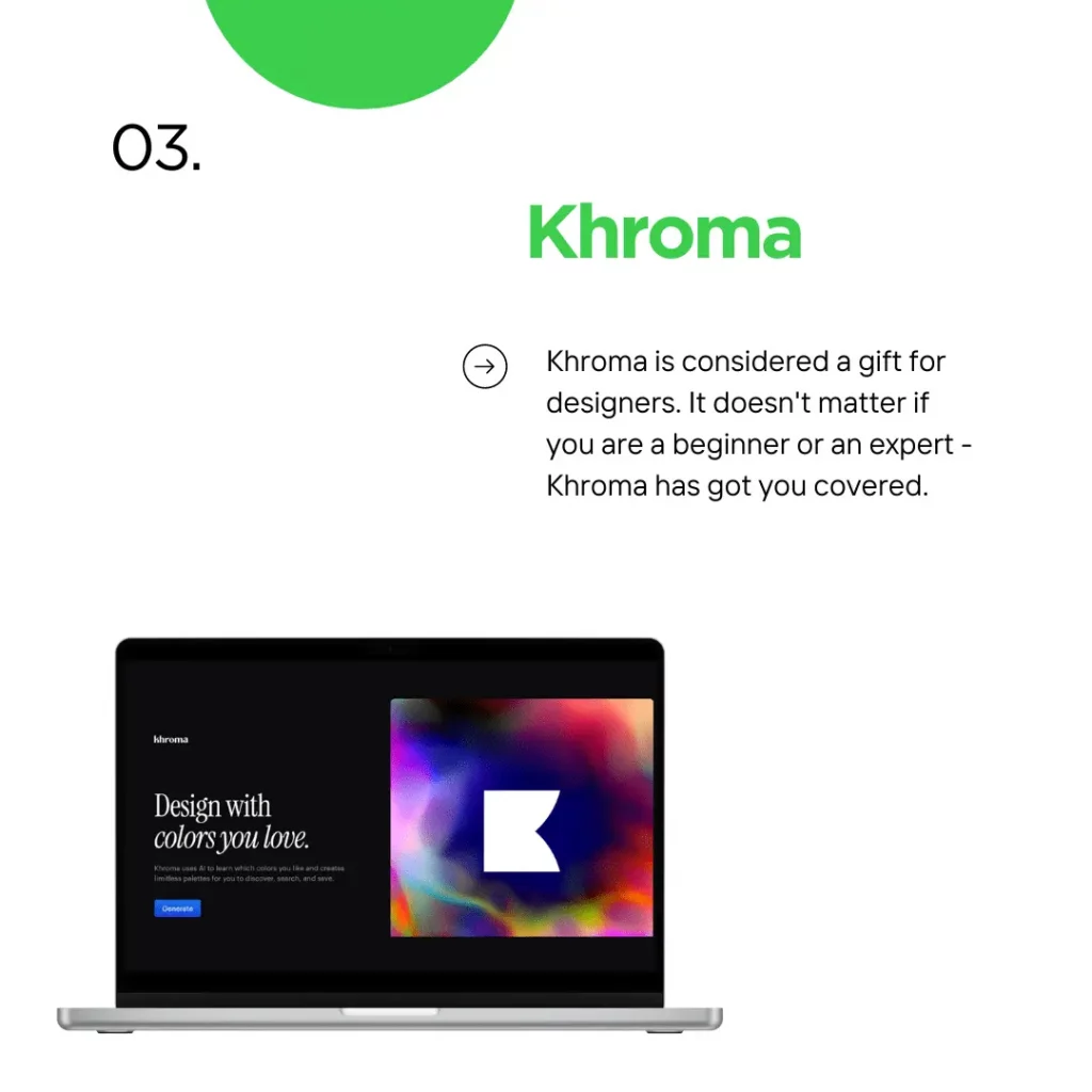 Khroma for Color Palette Generators