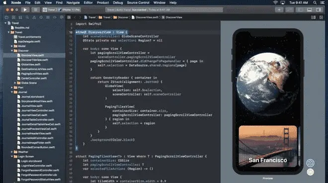 iOS app development