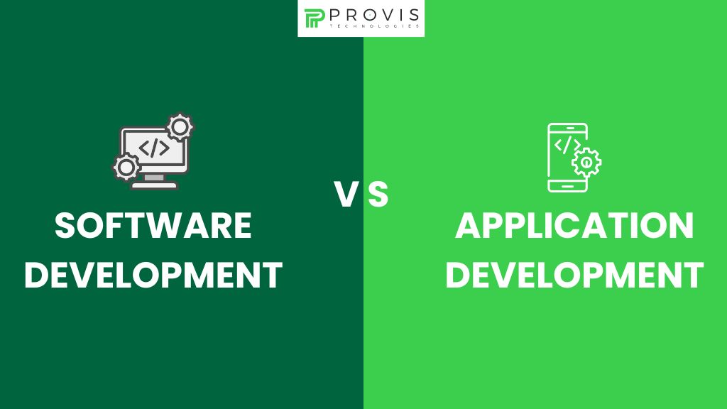 Software Development Vs Application Development: Key Differences and Similarities