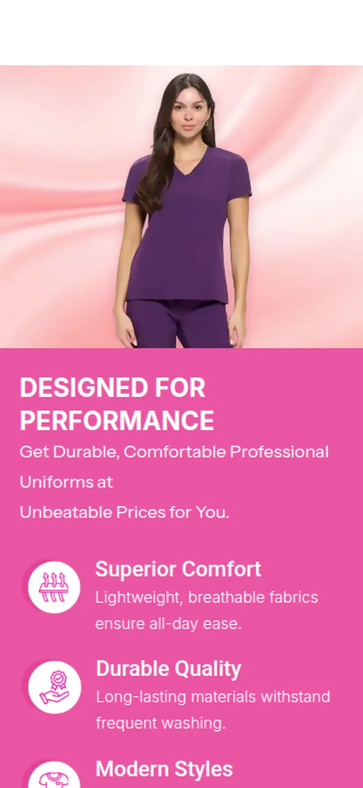 Designed For Performance: superior comfort, durable quality and modern styles