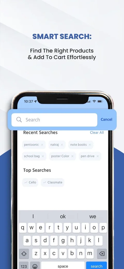 Smart search: find the right products and add to cart