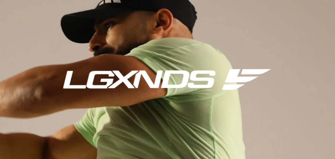 LGXNDS athlete wearing the brand’s cap