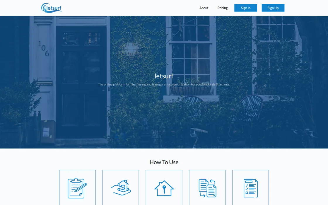 Letsurf live site