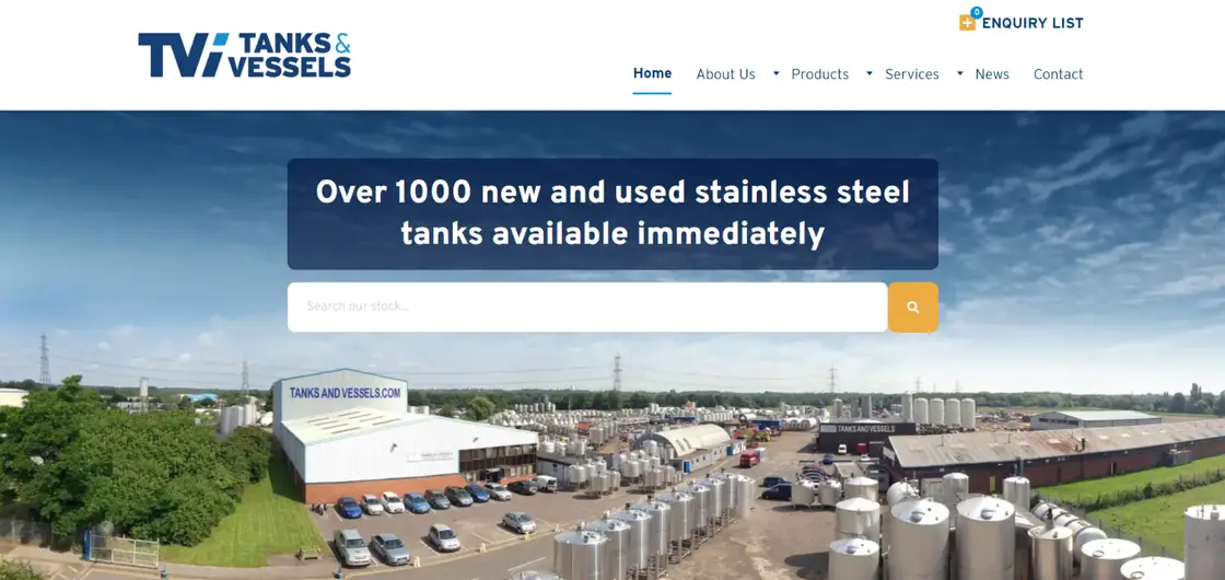 Tanks & Vessels live site