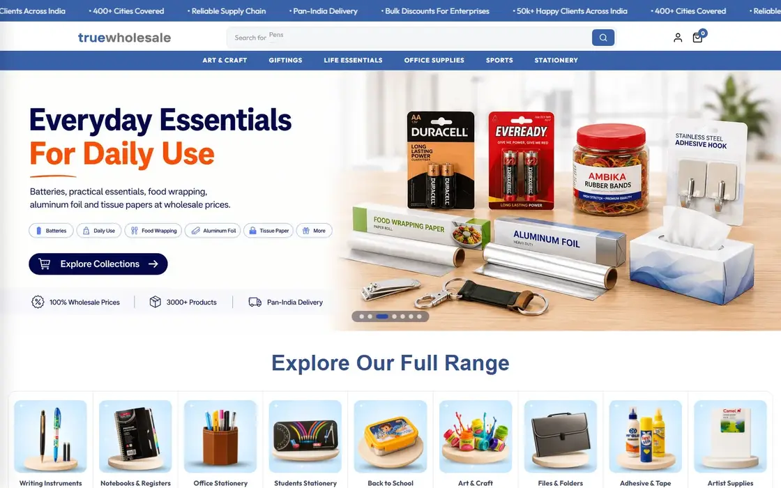 TrueWholesale live site