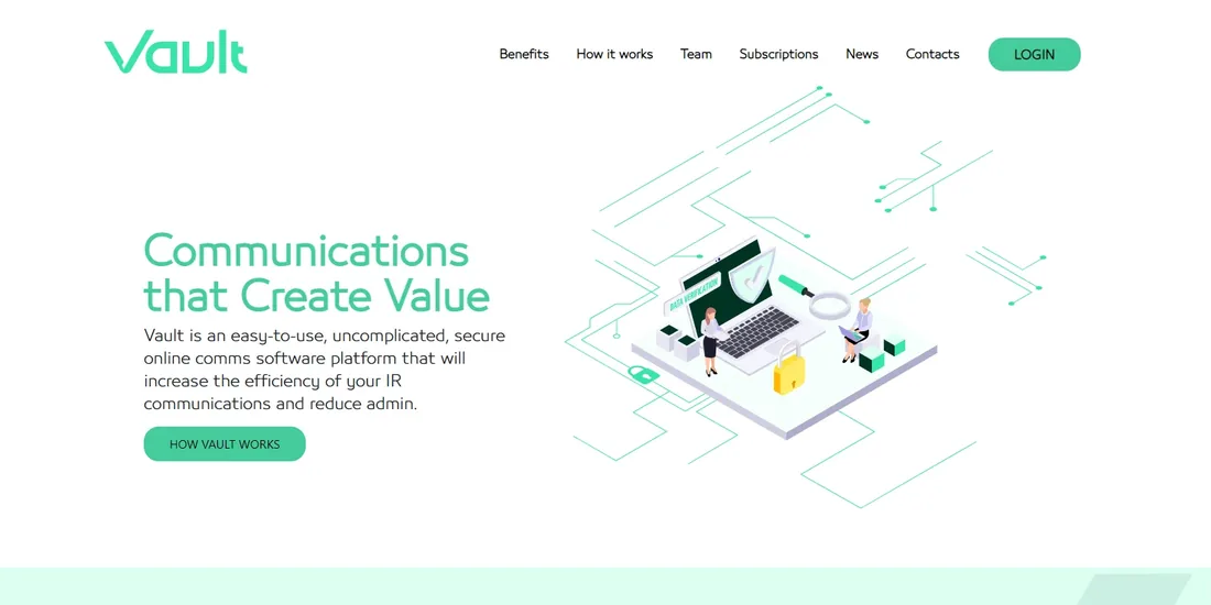 The Vault's live product, built by Provis